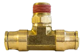 1/4X3/8 SWIVEL BRANCH TEE PUSHLOK