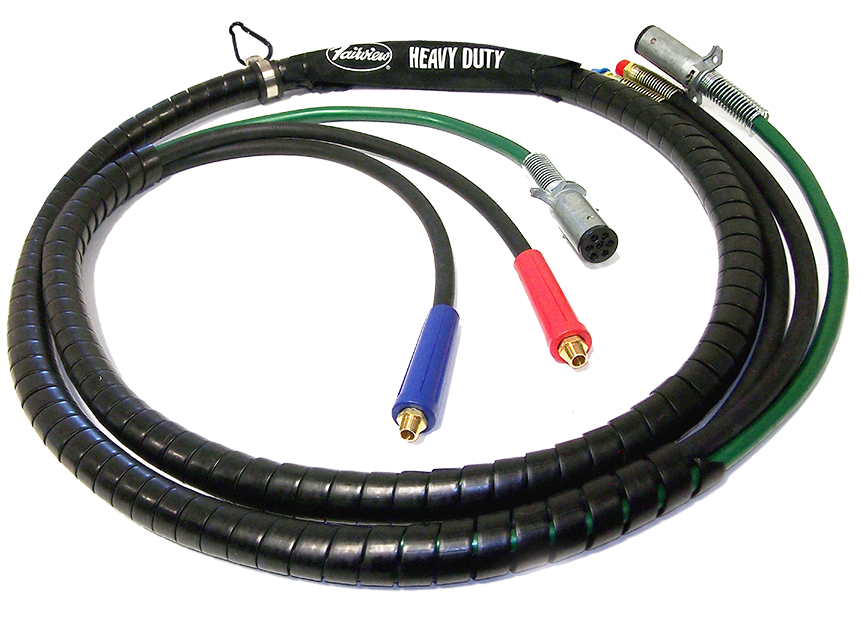 AIR BRAKE HOSE - AIR CHAMBER HOSE SET WITH ABS POWER CORD 12'