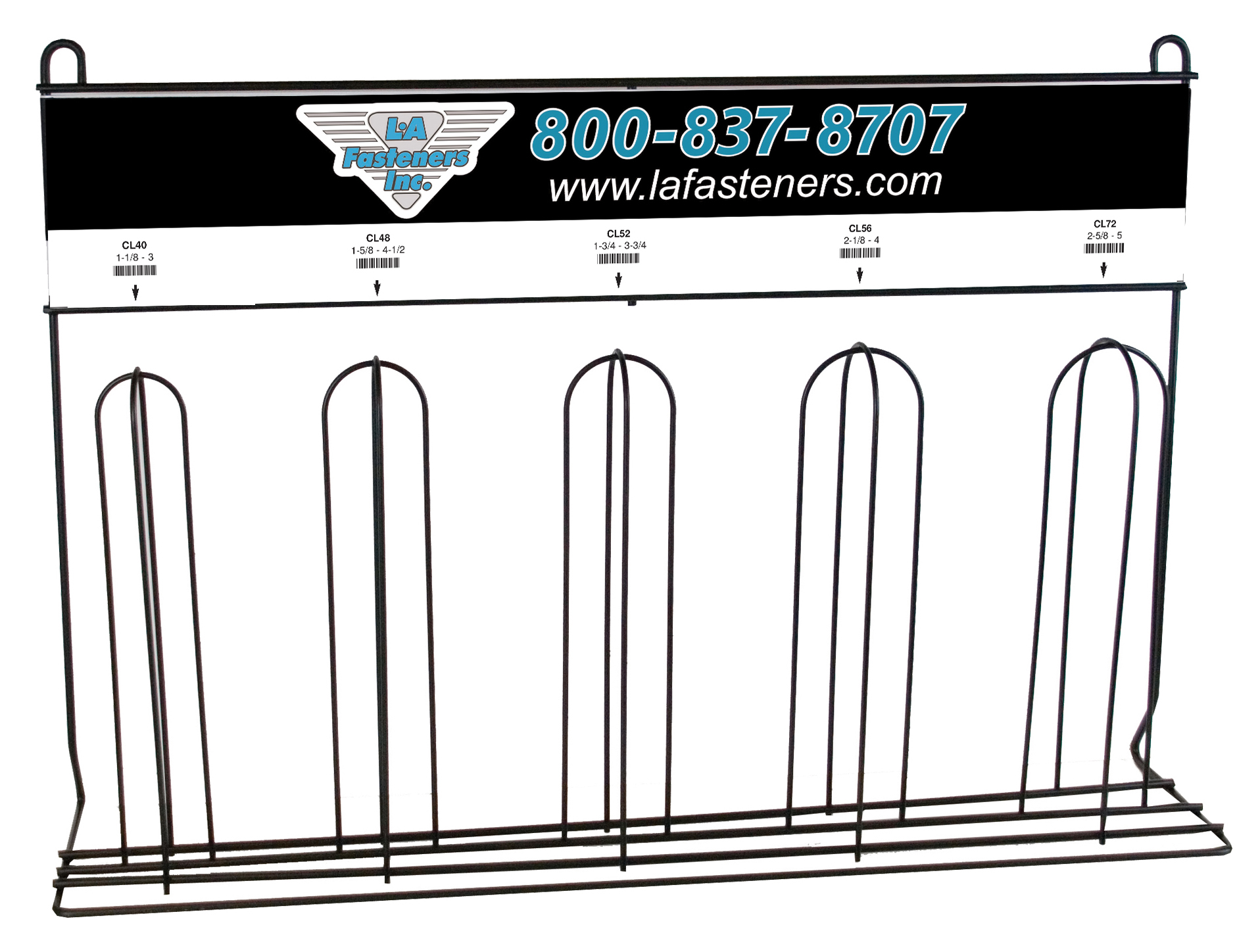 HOSE CLAMP RACK - 5 LOOP