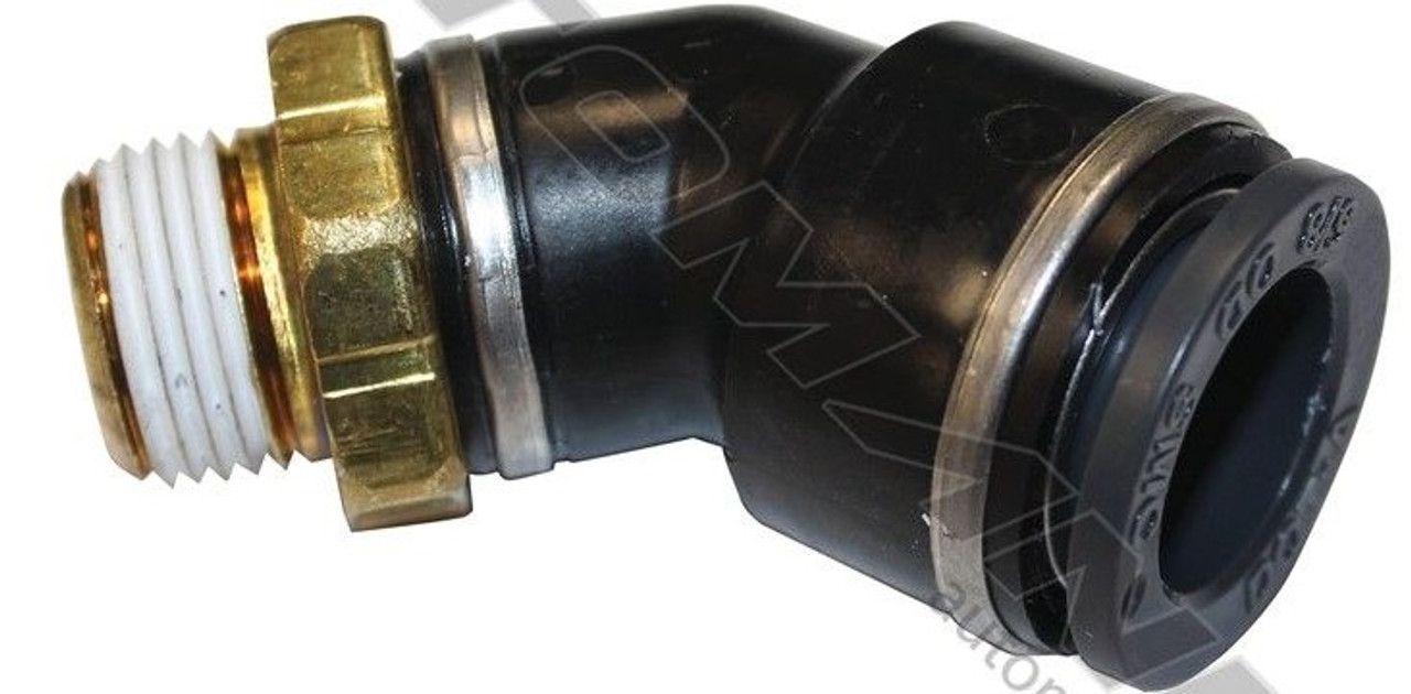 COMPOSITE SWIVEL  ELBOW 5/8T X 3/8P 45 SWIVEL