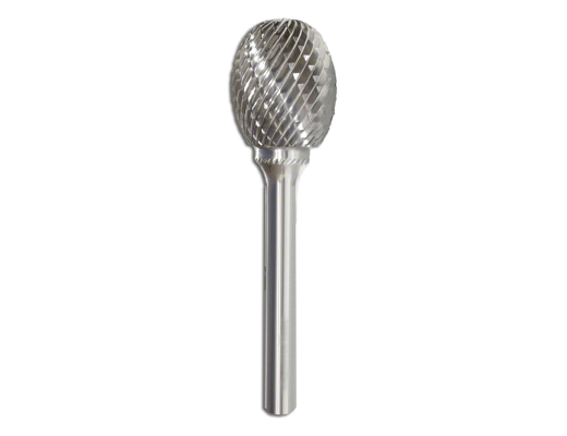 CARBIDE BURR  2979-955 SE-3L6 DBLCUT EGG