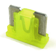 FUSE MIN 20 LOW PROFILE YELLOW