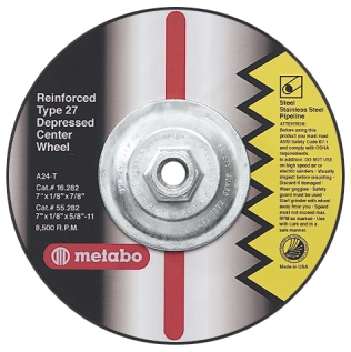 GRINDING WHEEL PIPELINE 4-1/2 X 1/8 X 5/8 -11