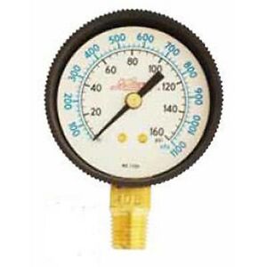PRESSURE GAGE  1/4 NPT 0-160