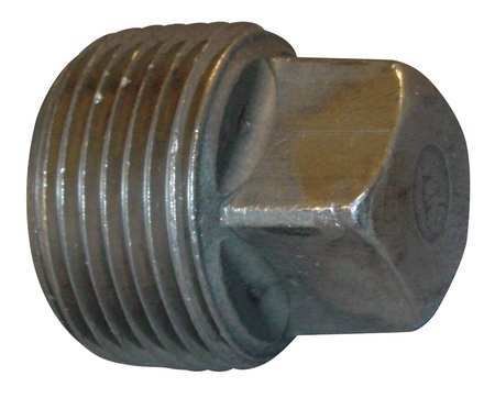 3/8" - BLACK PIPE SQUARE HEAD PLUG - STEEL