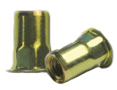 THREADED INSERT 1/4-20 S/S HEX L/F .027-.165 GRIP
