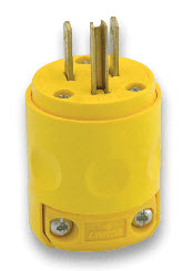 PLUG STRAIGHT 15A NEMA 5-15P 125V