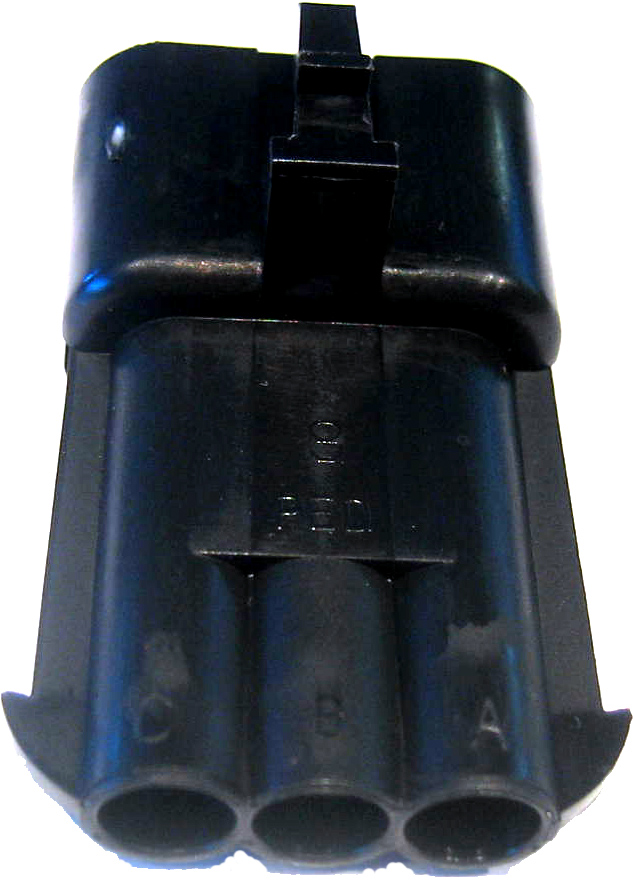 WEATHER PACK 3 MALE POLE