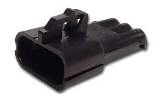 WEATHER PACK 3 POLE MALE