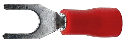 WIRE TERMINALS - 22-18 VINYL FORK #8 STUD