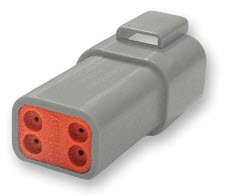 DEUTSCH 4-WAY RECEPTACLE AT SERIES