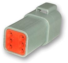 DEUTSCH 6-WAY RECEPTACLE AT SERIES