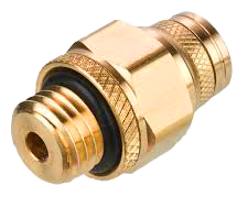5/8XM16 METRIC BRASS PUSHLOK DOT - MALE CONNECTORS