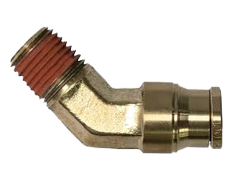 5/8X3/8 BRASS PUSHLOK DOT - 45 DEGREE ELBOWS