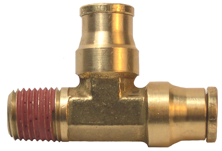1/4X1/8 PUSHLOK TEE DOT