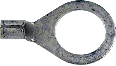 RING TERM NON-INSULATED #6 WIRE 7/16-1/2 STUD