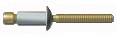 MAGNA-LOK 1/4 ALUM DOME HD .080-.375 GRIP W/ SEAL