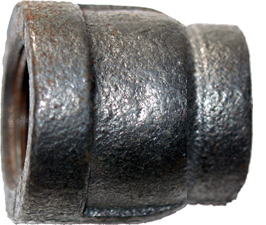 3/4X1/4 BLACK PIPE RED COUP