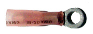 WIRE TERM VINYL HEAT SHRINK RING 22-18 X 1/4
